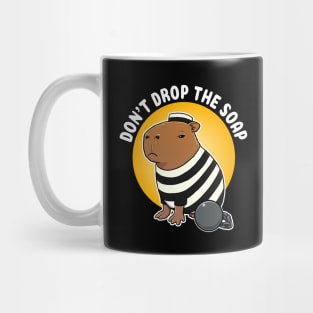 Don't drop the soap Capybara Jail Mug